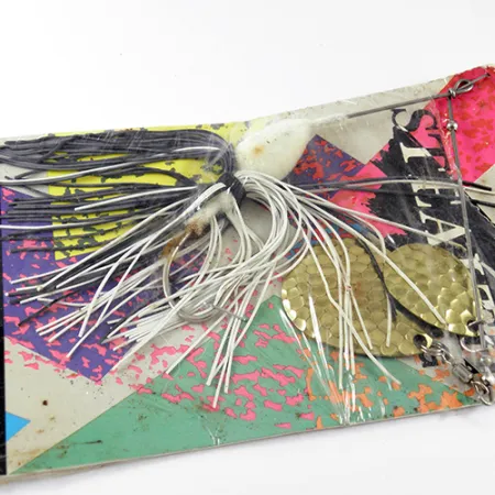 Jackson Stealth Spinnerbait, Tepaná mosaz, 28g, Dvojitý list, #1709