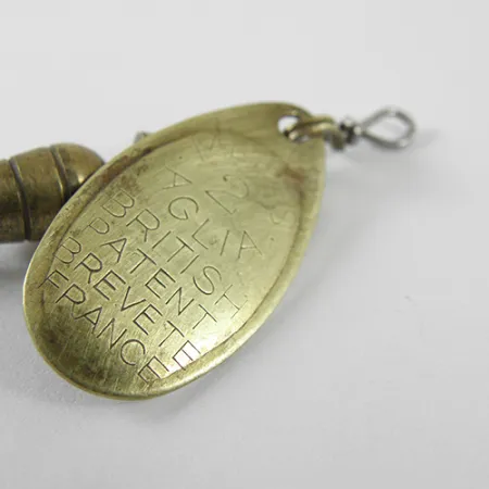 Mepps Aglia 2 Třpytka, Mosaz, 4,5g, Ražené značení, #1717