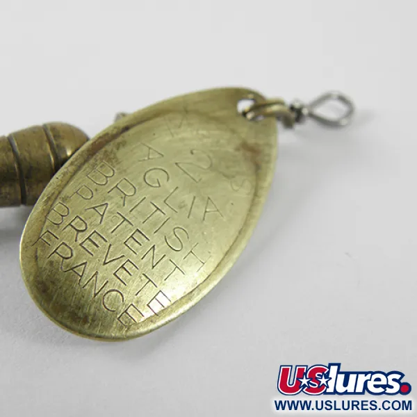 Mepps Aglia 2 Třpytka, Mosaz, 4,5g, Ražené značení, #1717