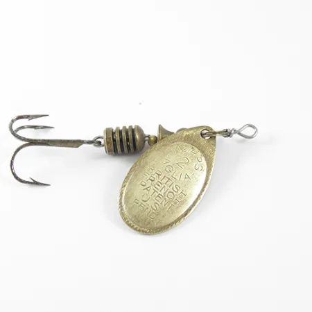 Mepps Aglia 2 Rotační třpytka, Mosaz, 4.5g, Značení patentů, #1718