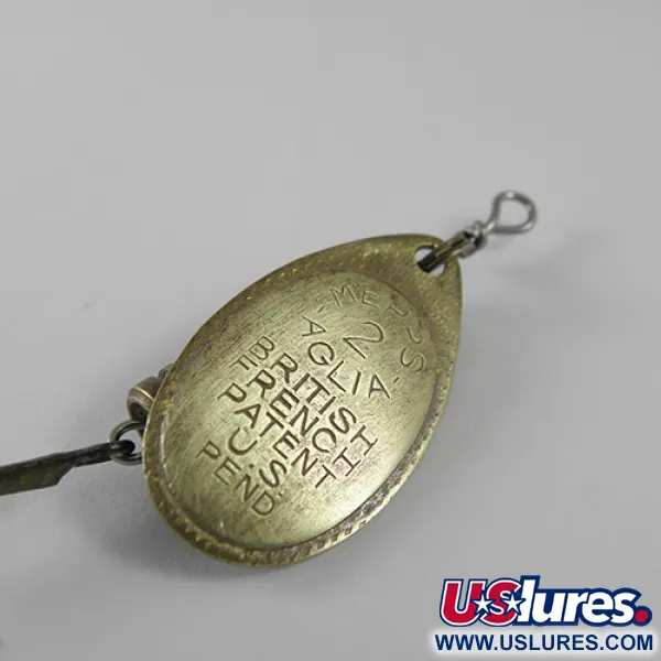 Mepps Aglia 2 Rotační třpytka, Mosaz, 4.5g, Značení patentů, #1718