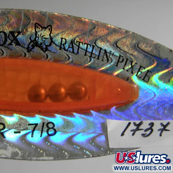 Blue Fox Rattlin Pixee Plandavka, Rainbow/Fluor. Oranžová, 25g, #1737