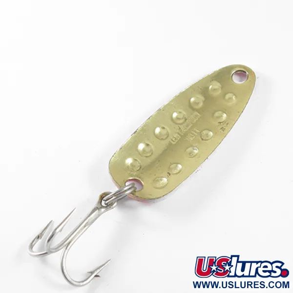 Len Thompson #11 Plandavka, Červená/Bílá/Mosaz, 14g, Tepaná, #1747