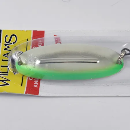 Williams Wabler W50 Glow Plandavka, Stříbro/Zelená, 14g, Svítící, #1766