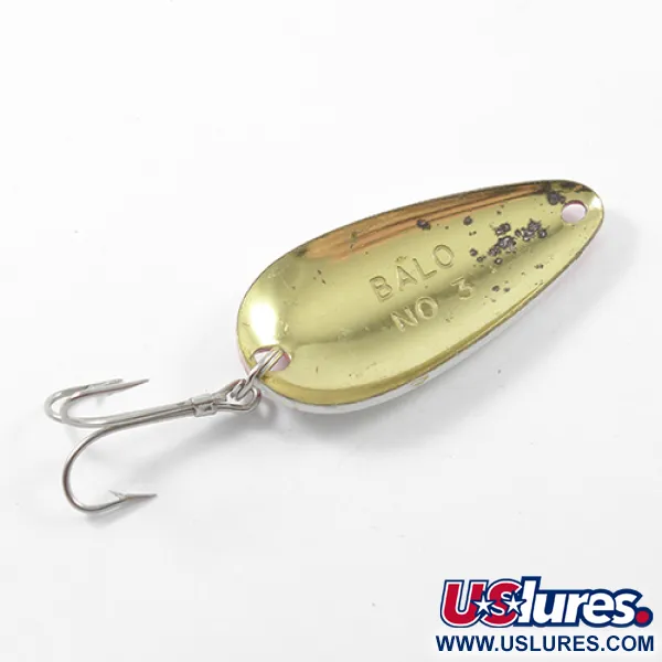 Balo 3 Plandavka, Červená / Bílá / Mosaz, 14g, Mosazné Tělo, #1798