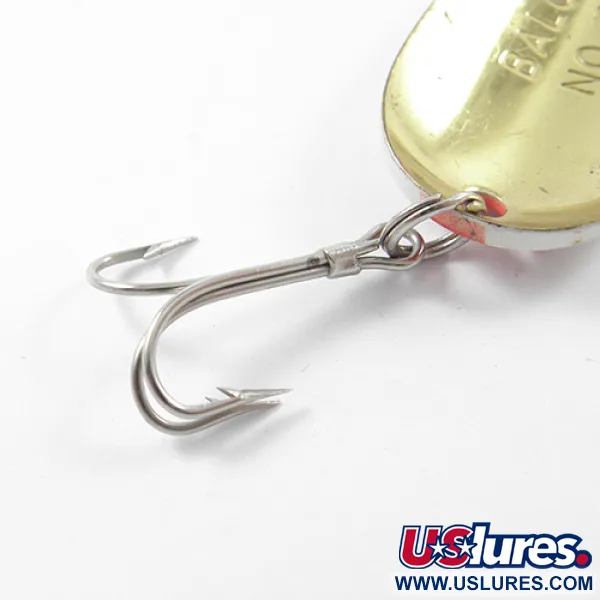 Balo 3 Plandavka, Červená / Bílá / Mosaz, 14g, Mosazné Tělo, #1798