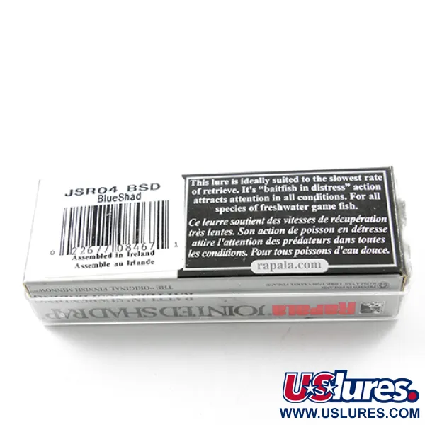 Rapala Jointed Shad Rap Rattlin 40, Světle modrá, 5g, Dělený, #1832