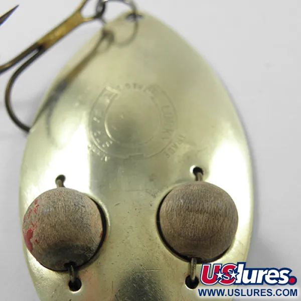 Lucky Strike Gold Red Flash Plandavka, Mosaz, 21g, Dřevěné oči, #1840