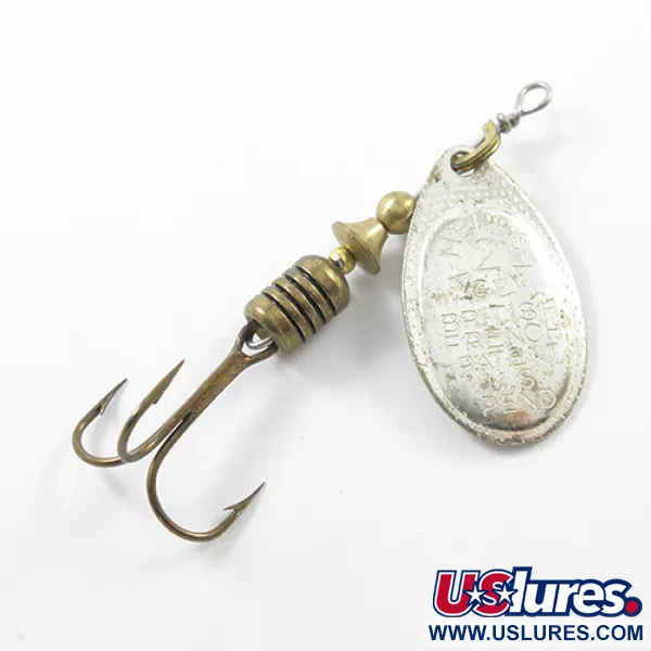 Mepps Aglia 2 Rotační Třpytka, Stříbrná, 4.5g, Vintage, #1841