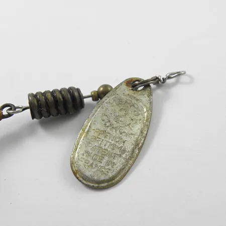 Mepps Comet 2 Třpytka, Stříbrná, 4,5g, Žluté peří, #1846