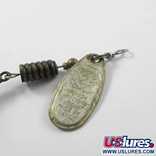 Mepps Comet 2 Třpytka, Stříbrná, 4,5g, Žluté peří, #1846