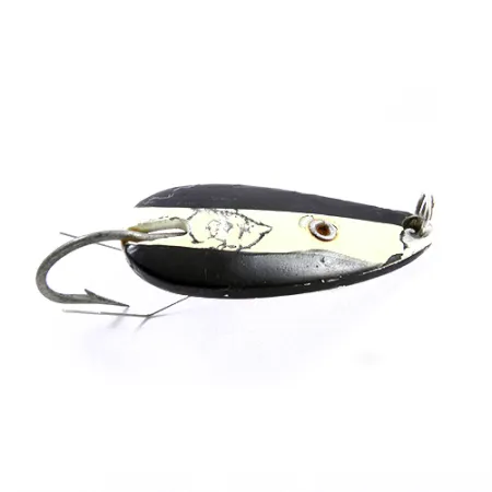 Eppinger Weedless Dardevle Midget Plandavka, Černá/Bílá/Nikl, 6g, #1867