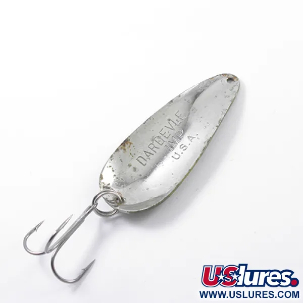 Eppinger Dardevle Imp Plandavka, Frog/Nickel, 11g, Vintage, #1869