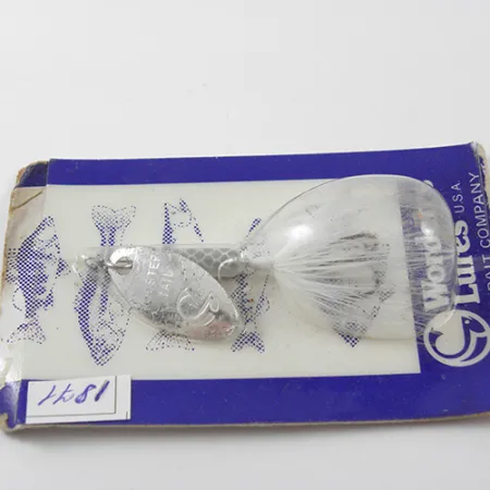 Worden’s Original Rooster Tail Třpytka, Nikl / Bílá, 1,77g, #1871