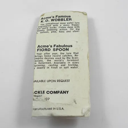 Acme Kastmaster Plandavka, Oranžová, 14g, Speciální Slitina, #1886