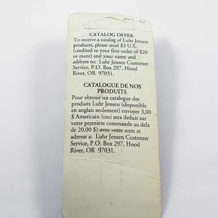 Luhr Jensen Krocodile Die #3 Plandavka, Nikl, 10g, Daleké Nahazování, #1887