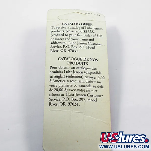 Luhr Jensen Krocodile Die #3 Plandavka, Nikl, 10g, Daleké Nahazování, #1887