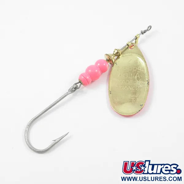 Mepps Aglia Hot Pink 4 třpytka, Růžová/Zlatá, 9g, Jednoháček, #1913