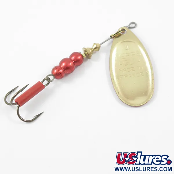 Mepps Aglia Platinum 4 Třpytka, Červená Metalíza, 9g, #1915