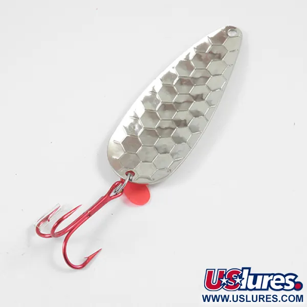 Worth Red King Spoon Plandavka, Tepaný nikl, 17g, USA, #1942