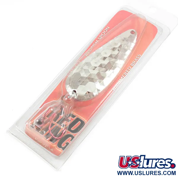 Worth Red King Spoon Plandavka, Tepaný nikl, 17g, USA, #1943