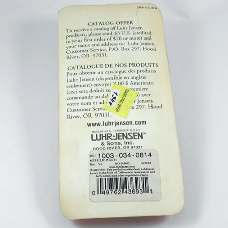 Luhr Jensen Krocodile Die #5 Plandavka, Fire Tiger/Gold, 21g, #1944