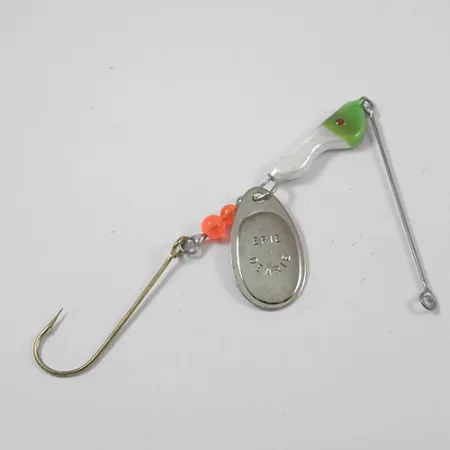 Erie Dearie Walleye Killer Rotačka, Nikl/Zelená, 14g, Vintage, #1952