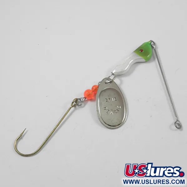 Erie Dearie Walleye Killer Rotačka, Nikl/Zelená, 14g, Vintage, #1952