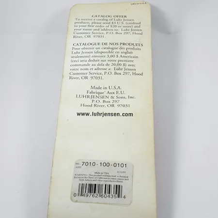 Luhr Jensen Krocodile Die #6 Plandavka, Nikl, 64g, Jednoháček, #1959