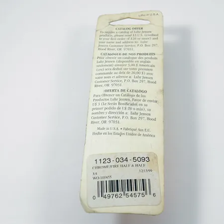 Luhr Jensen Lil' Kroc Plandavka, Chrom/Červená, 21g, Daleké hody, #1977