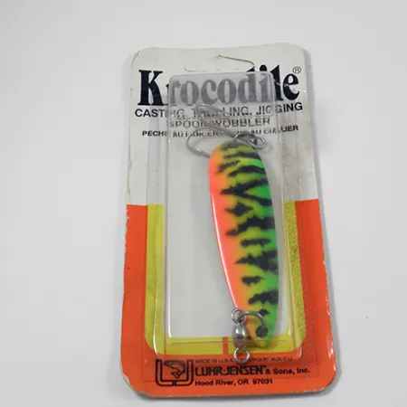 Luhr Jensen Krocodile Die #5 Plandavka, Fire Tiger, 21g, Přívlač, #1978