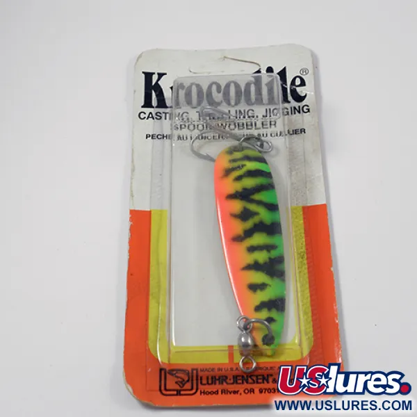 Luhr Jensen Krocodile Die #5 Plandavka, Fire Tiger, 21g, Přívlač, #1978