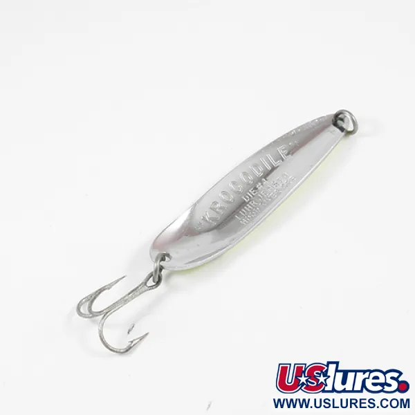 Luhr Jensen Krocodile Die #4 Plandavka, Žlutá/Zelená/Nikl, 14g, #1983