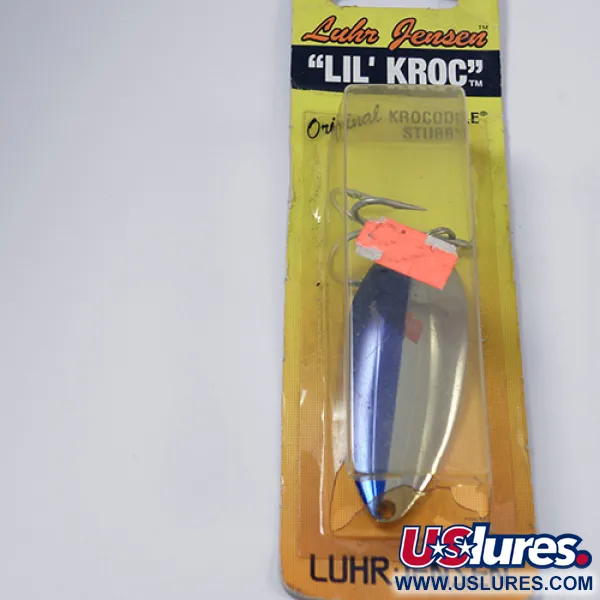 Luhr Jensen Lil' Kroc (Krocodile Stubby) Plandavka, Nikl/Modrá, 21g, #1998