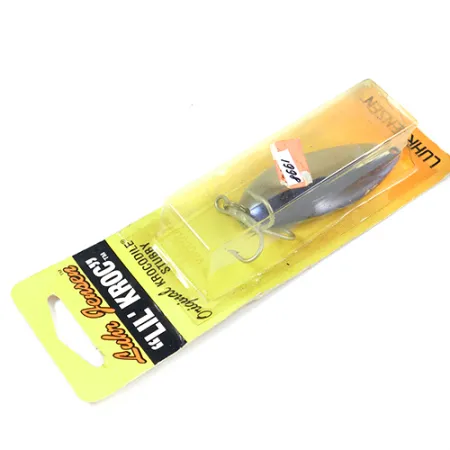 Luhr Jensen Lil' Kroc (Krocodile Stubby) Plandavka, Nikl/Modrá, 21g, #1998