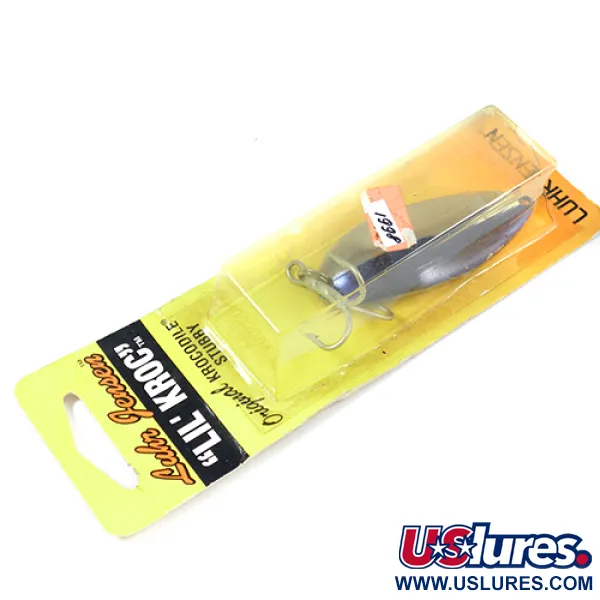 Luhr Jensen Lil' Kroc (Krocodile Stubby) Plandavka, Nikl/Modrá, 21g, #1998