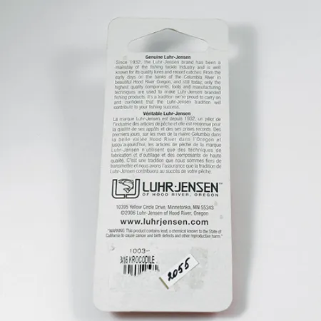 Luhr Jensen Krocodile Plandavka, Nikl / Modrá, 9g, Dráždidlo, #2055