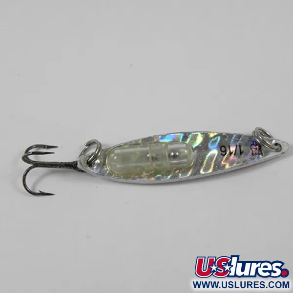 Blue Fox Rattle Flash Jiggin' Spoon Plandavka, Rainbow, 2g, #2058