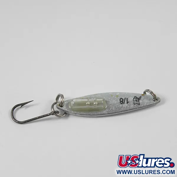 Blue Fox Rattle Flash Jiggin' Spoon Plandavka, Snow Pearl, 4g, #2059