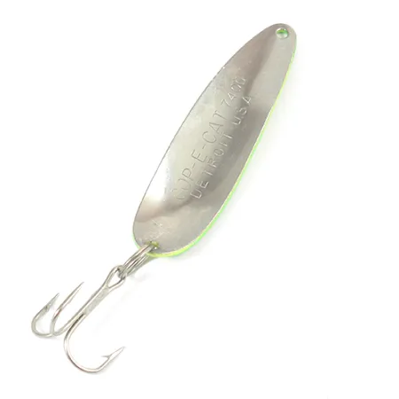 Dardevle Cop-E-Cat 7400 Plandavka, Žlutá/Zelená/Nikl, 14g, Šupiny, #2094