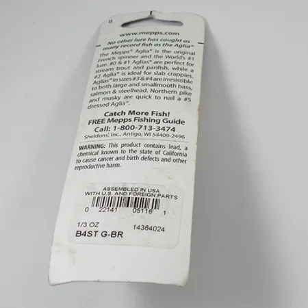 Mepps Aglia 4 dressed Třpytka, Mosaz, 10g, Veverčí ocas, #2105