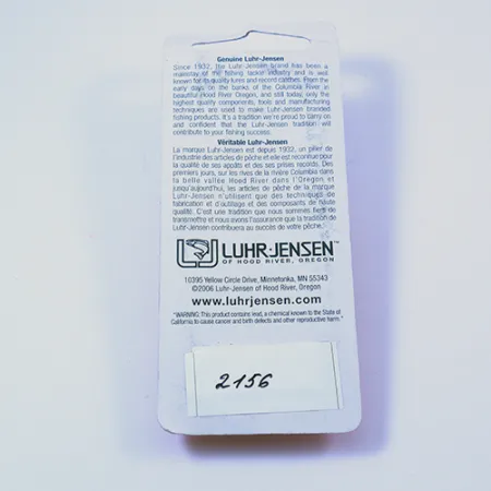 Luhr Jensen Krocodile Die #3 Plandavka, Nikl, 10g, Flipper Tab, #2156