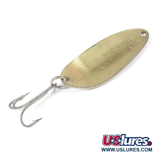 Dardevle Devle Dog 5300 Plandavka, Mosaz, 10g, Prohnutý Tvar, #2210