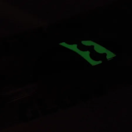 Acme Little Cleo Plandavka, Nikl/Zelená/Glow/UV, 9,5g, hrbatá, #2224