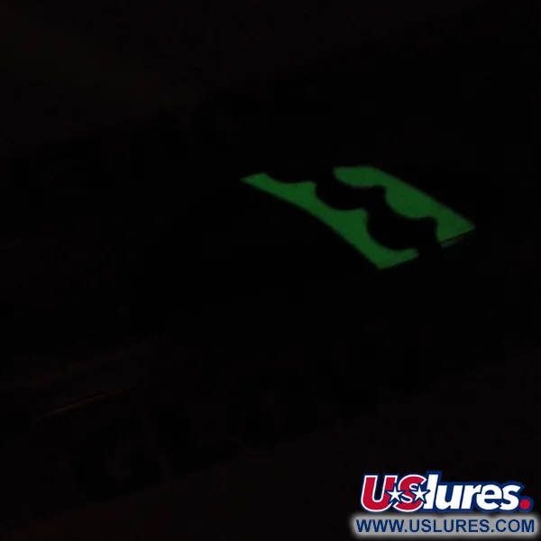 Acme Little Cleo Plandavka, Nikl/Zelená/Glow/UV, 9,5g, hrbatá, #2224