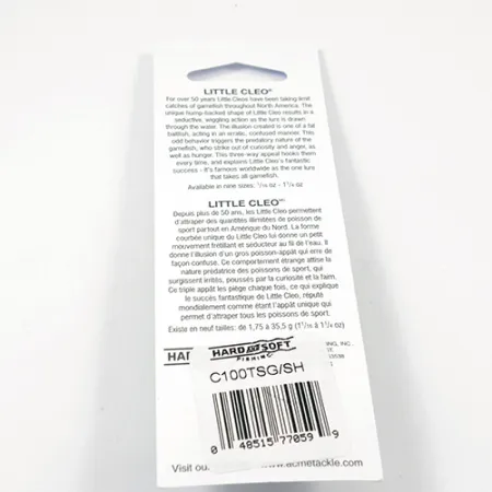 Acme Little Cleo Glow Plandavka, Nikl/Růžová/Žlutá UV, 9.5g, #2245