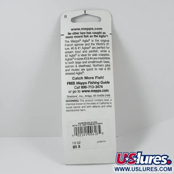 Mepps Aglia 5 Rotační Třpytka, Nikl, 14g, Fluorescenční Atraktor, #2279