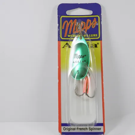 Mepps Aglia 5 Rotačka, Platinum Green, 14g, Bužírka, #2281