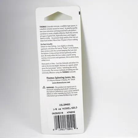 Thomas Colorado Plandavka, Zlato / Nikl, 5g, Vzor šupin, #2287