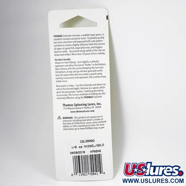 Thomas Colorado Plandavka, Zlato / Nikl, 5g, Vzor šupin, #2287